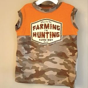 Farm Boy camo tank top